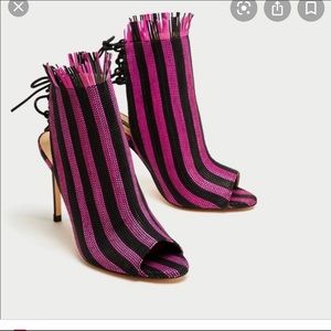 Zara open toe Heels Sandals Ankle boots shoes